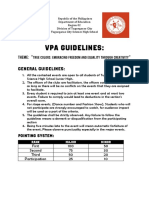 Vpa Event Guidelines