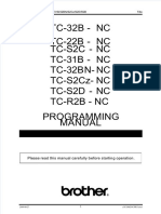 Brother TC s2d Programming Manual