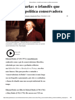 Edmund Burke - o Irlandês Que Inventou A Política Conservadora