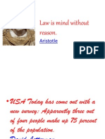 Law Is Mind Without Reason.: Aristotle