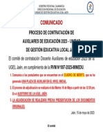 Comunicado Auxiliares 15 Mayo 2023