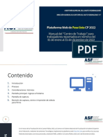 Manual Centro de Trabajo para Plataforma Web de Pase Lista CP 2022