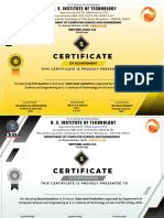 Final Copy Certificates