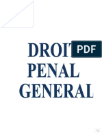 Droit Penal General