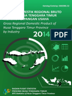 PDRB Provinsi NTT Menurut Lapangan Usaha 2014-2018