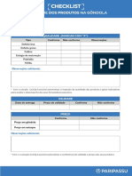 Checklist Exposicao de Hortifruti PariPassu