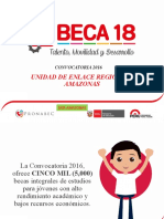 Beca 18 - 2016, Exposicion Maria