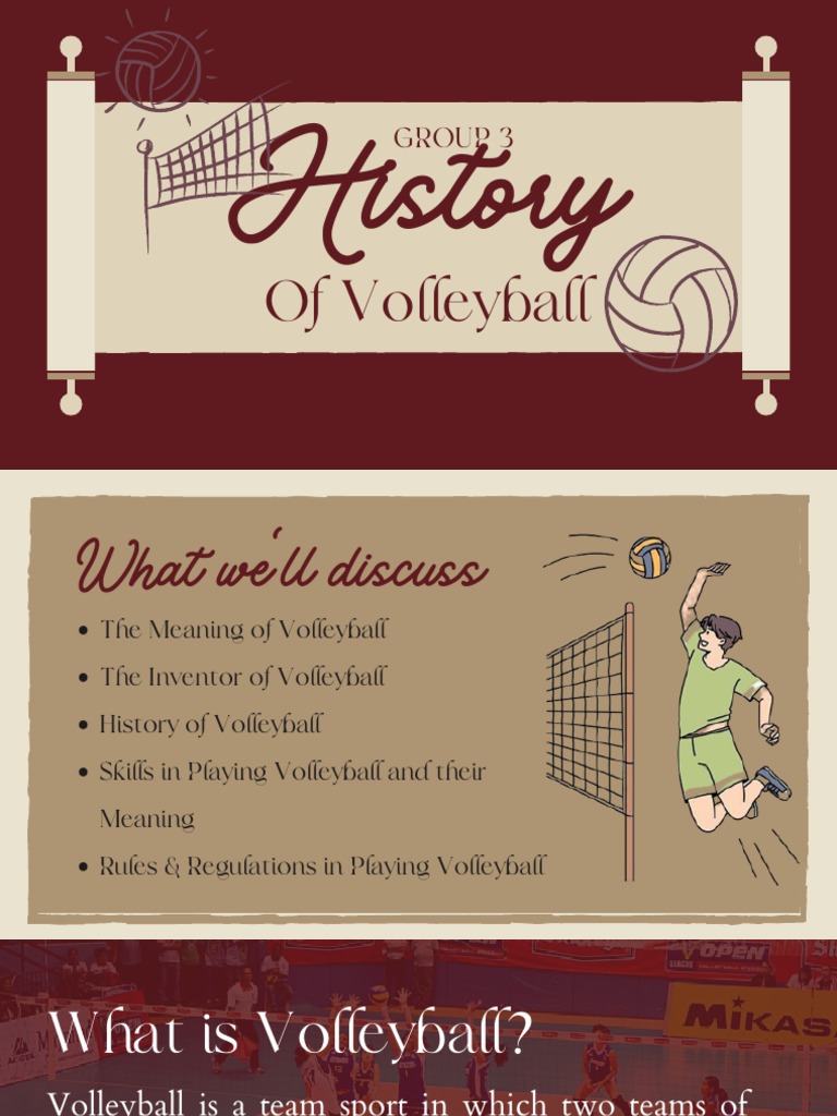 Volleyball History PDF Volleyball Sports