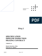 Specification of Pigging Inspection SK-HO V1 Kontraktbilag 1.1