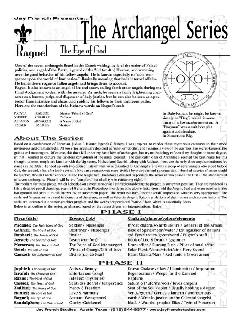 Raguel Info | PDF