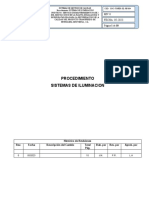 Proc. Sistema de Iluminacion Sgc-Syner - Sil. - Pe - 004