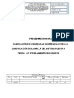 Proc. Soldadura Exotermica Sgc-Syner-Se-P-014