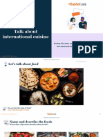 ENG - A2 - 1 - 19 Talk About International Cuisine