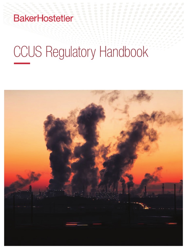 CCUS Regulatory Handbook Overview | PDF | Carbon Capture And Storage ...