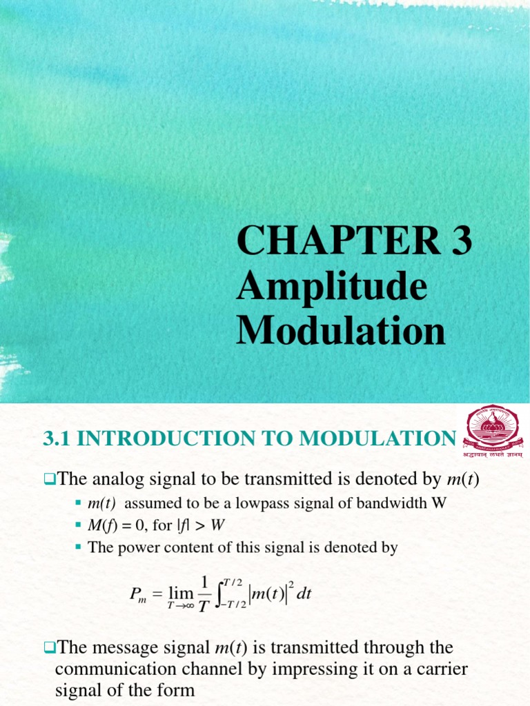 Amplitude Modulation Updated | PDF | Detector (Radio) | Computer ...
