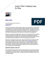 Proses Pembuatan Video Lengkap Yang Efektif Step by Step
