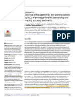 Selective Enhancment Low-Gamma