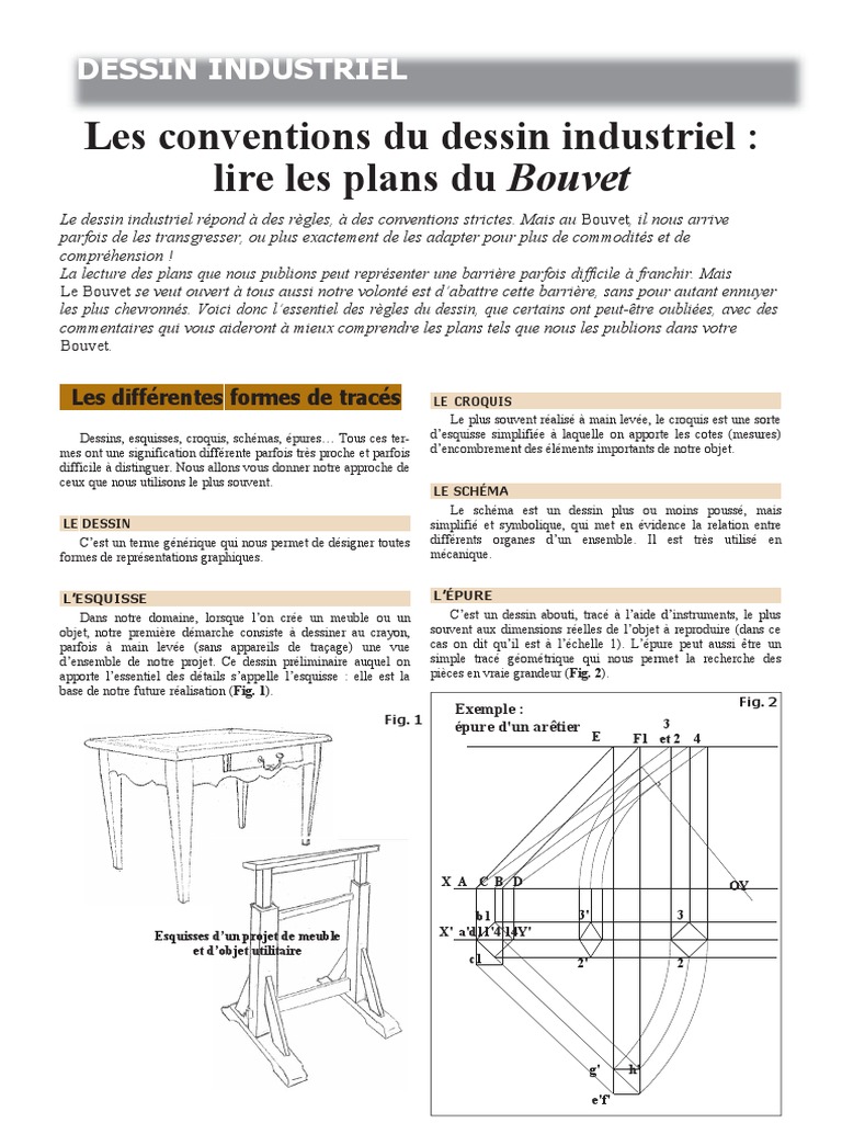 Règles du Dessin Technique Indus. | PDF | Dessin | Dessin technique