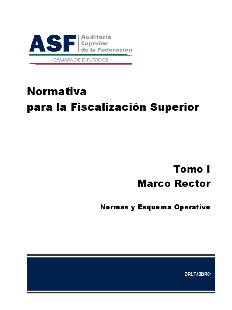 Normas de Auditoria ASF | PDF | Auditoría | Presupuesto