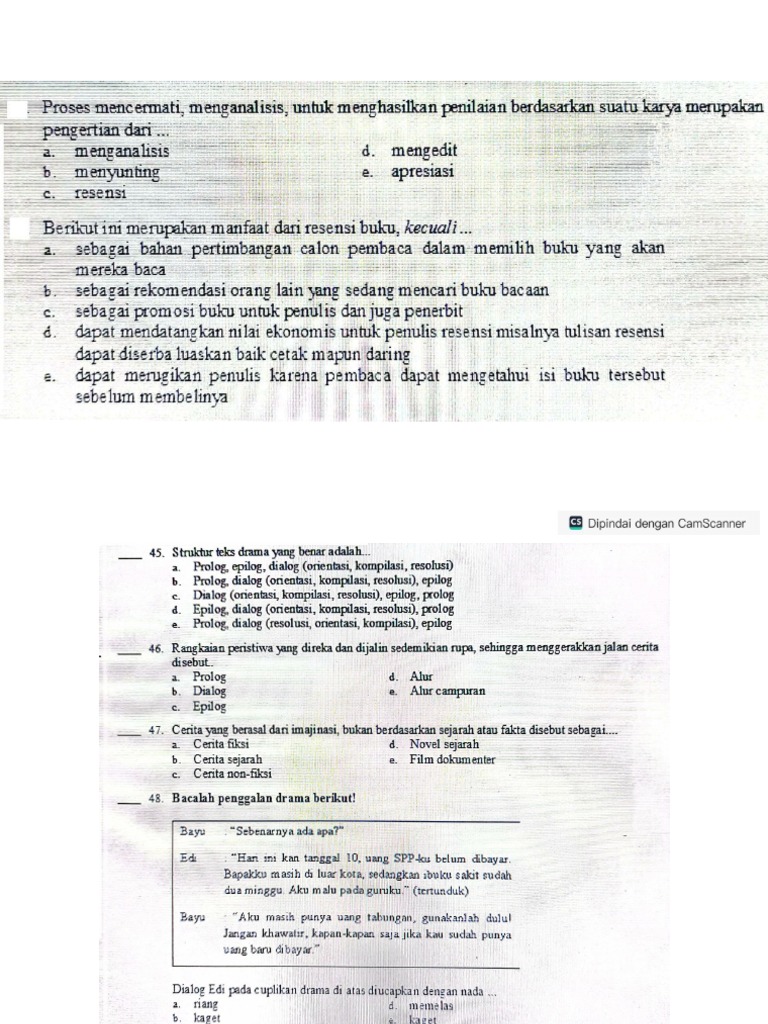 50 Soal Esai Bahasa Indonesia Kelas 11 Terbaru dengan Jawaban