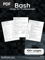 Bash Notes for Professionals