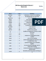 4000EEW2 - Word List - ENG