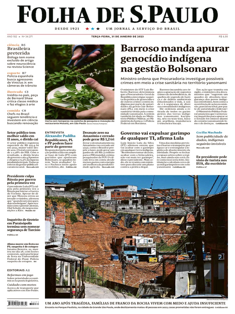 Folha de São Paulo (2023!01!31), PDF