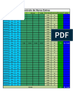 Planilha de Horas Extras