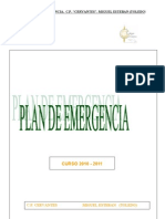 Plan de Emergencia Modificado en Nov. 2010