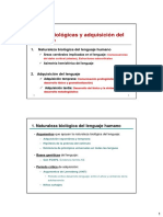 Tema 2 Bases Biológicas y Adquisición Del Lenguaje