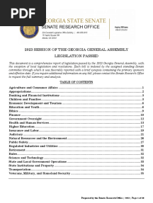 List of Laws Effective Dates