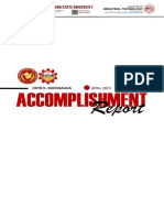 Accomplishment-Report John D, Buenaagua April 2023