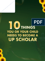 BH2 - Top 10 You or Your Child Needs To Become A UP Scholar