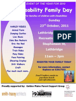 2011 Disabilty Day Poster