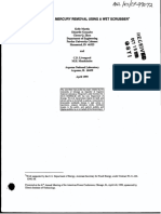 Elemental Mercury Removal Using A Wet Scrubber