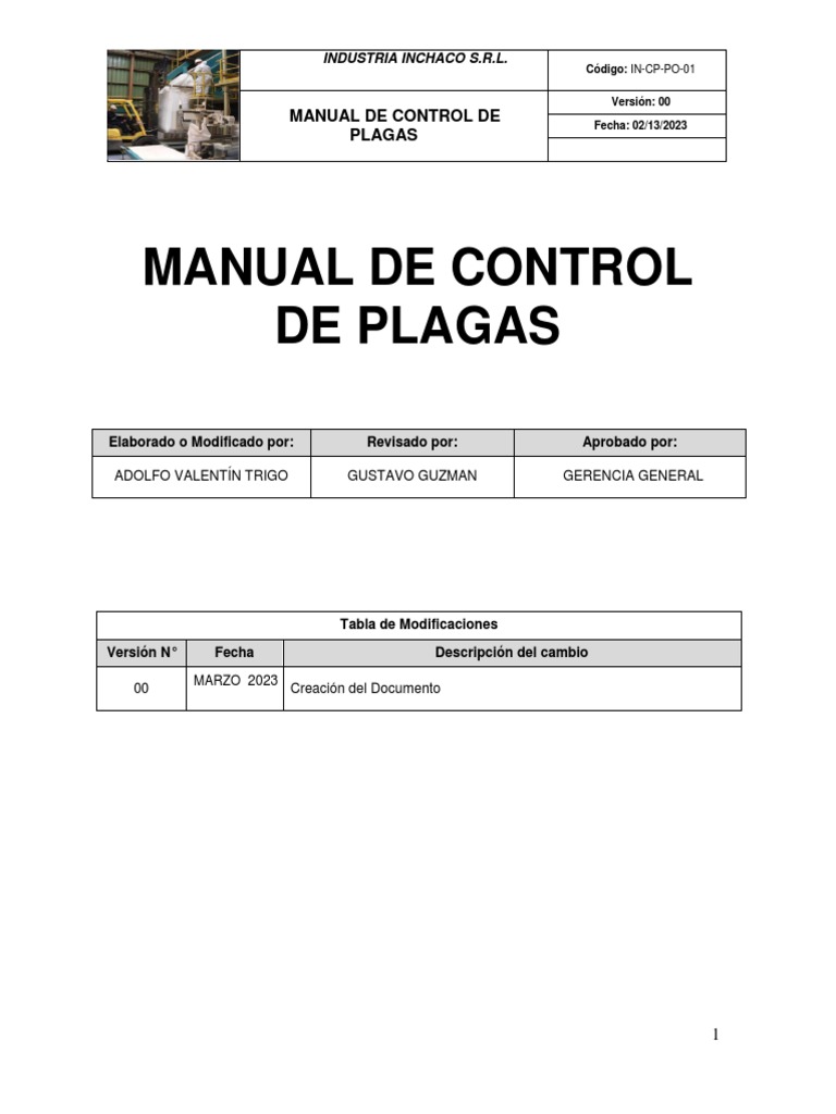 Manual de Control de Plagas S.R.L. | PDF | Roedor | Plaga (organismo)