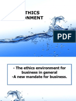 Topic 1 The Ethics Environment