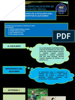Propuesta de Actividades de Equilibrio