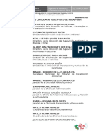 Memorando Circular Agentes de Cambio Segunda Edicion