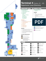 Terminal 4: (Gates 40 - 49) Departures Level Directory