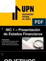 Análisis y Evaluación Financiera - Grupo 04 - NIC 1