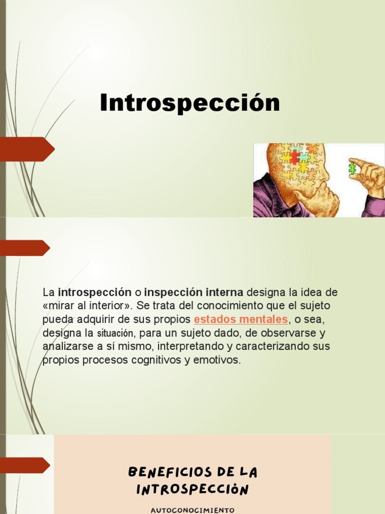 Introspeccion | PDF | Filosofía | Relaciones personales, crianza y ...