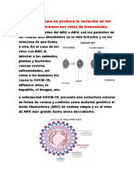 Explicamos Cómo Se Produce La Variación en Los Virus e Identificamos Sus Rutas de Transmisión