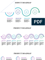 Colorful Product Roadmap Timeline