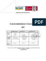 Plan de Emergencia y Evacuación Energysur 2022