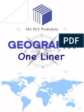 Geography (English) One Liner, PDF, Himalayas