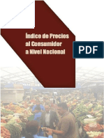 Indice de Precios Al Consumidor A Nivel Nacional