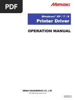 PrinterDriver Operation Manual