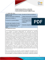 Syllabus Del Curso Derechos Humanos