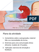 Comunicação Clínica - Modelo de 3 Funções (Abreviado) - Aula Alex